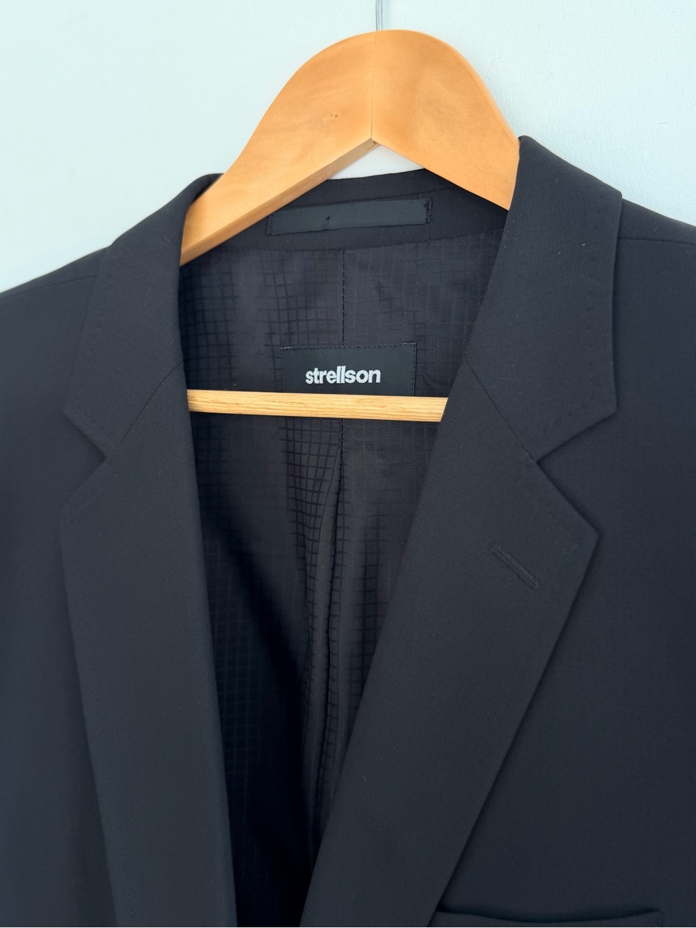 NEW Strellson Men's Black Single-Breasted Blazer